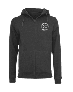 CrossFit Leiden Zip Hoodie β Charcoal