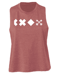 CrossFit Leiden Cropped Tank β Mauve