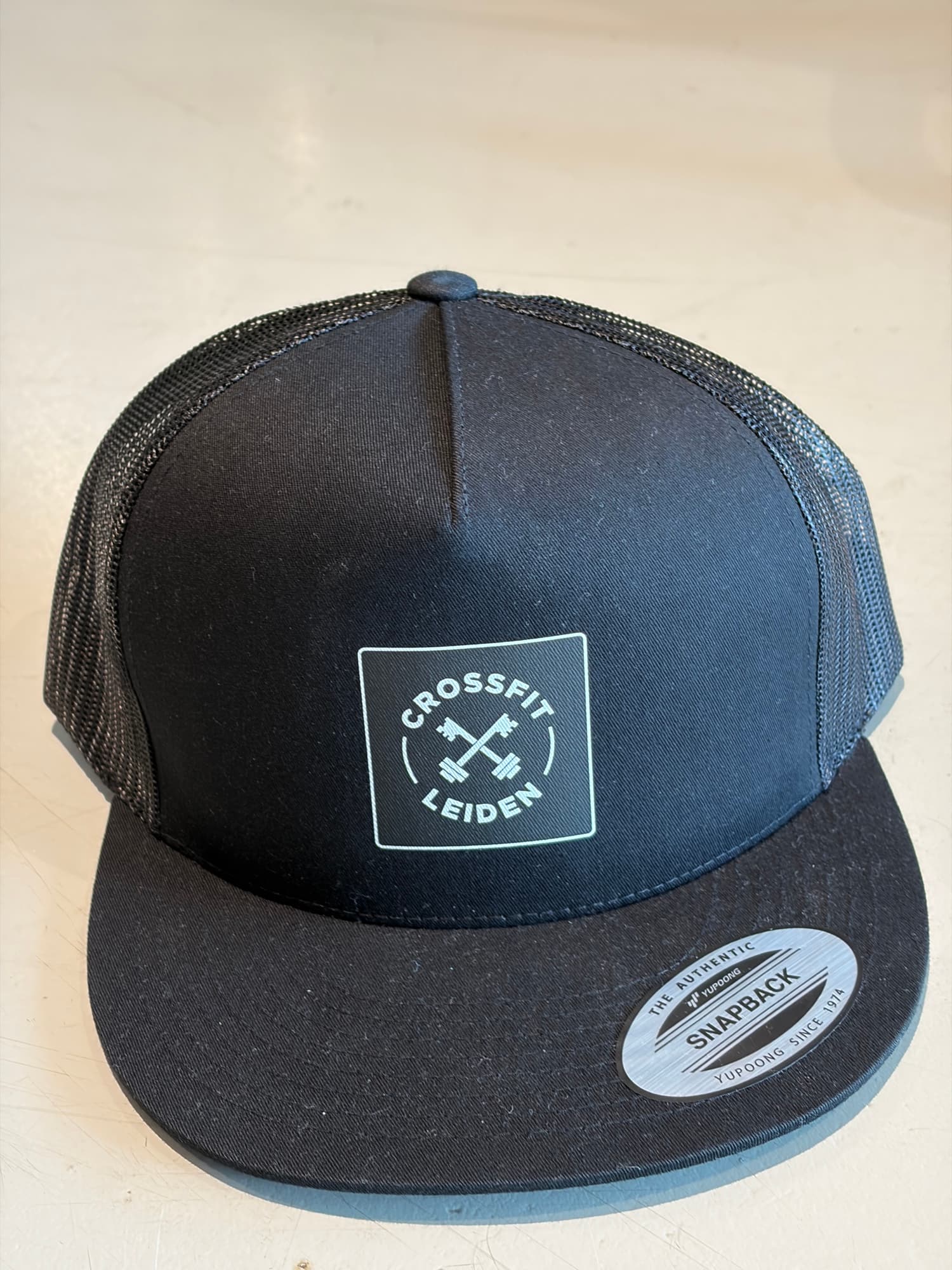 CrossFit Leiden Trucker Cap Black Logo