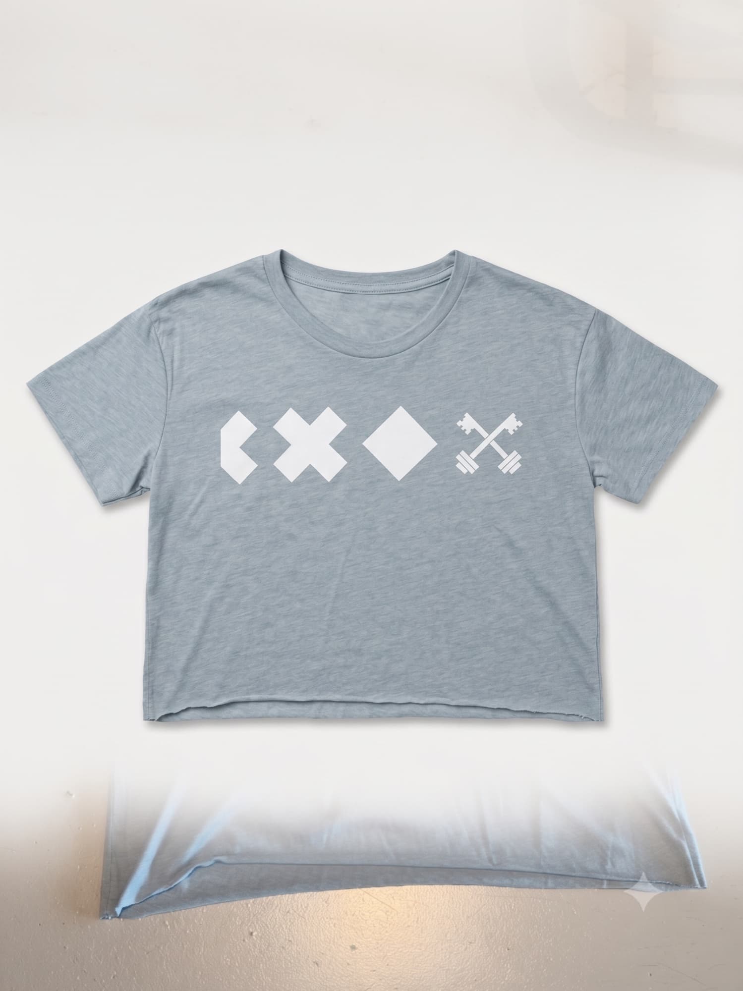 CrossFit Leiden Crop Top Blue